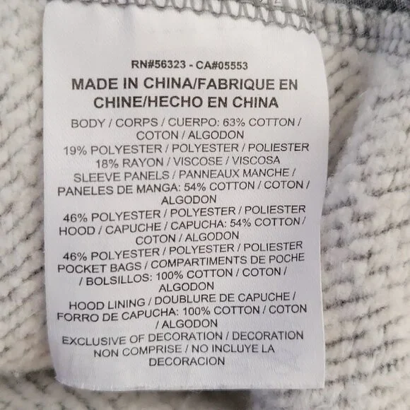 Nike Sportswear Gray Long Hoodie Women's Small Full Zip - Picture 7 of 12